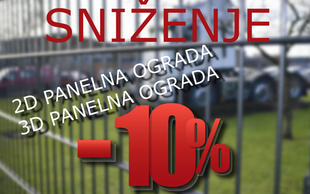 panelna ograda snizenje