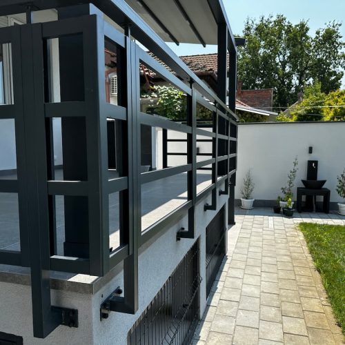 CNC ograde za terase sa modernim dizajnom i preciznom izradom